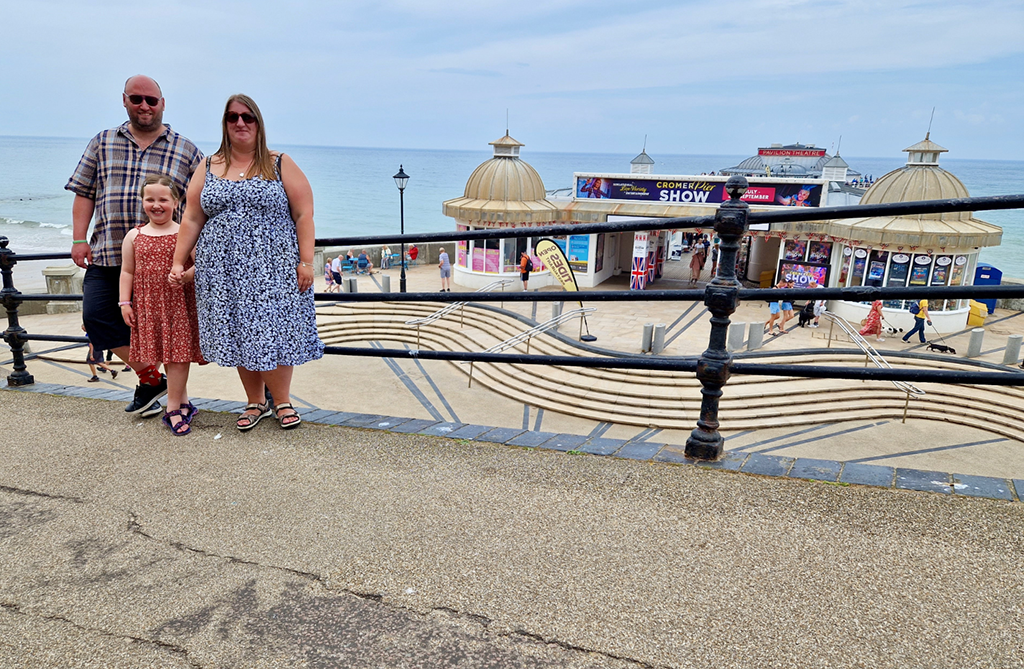 Family at the Pier in Cromer